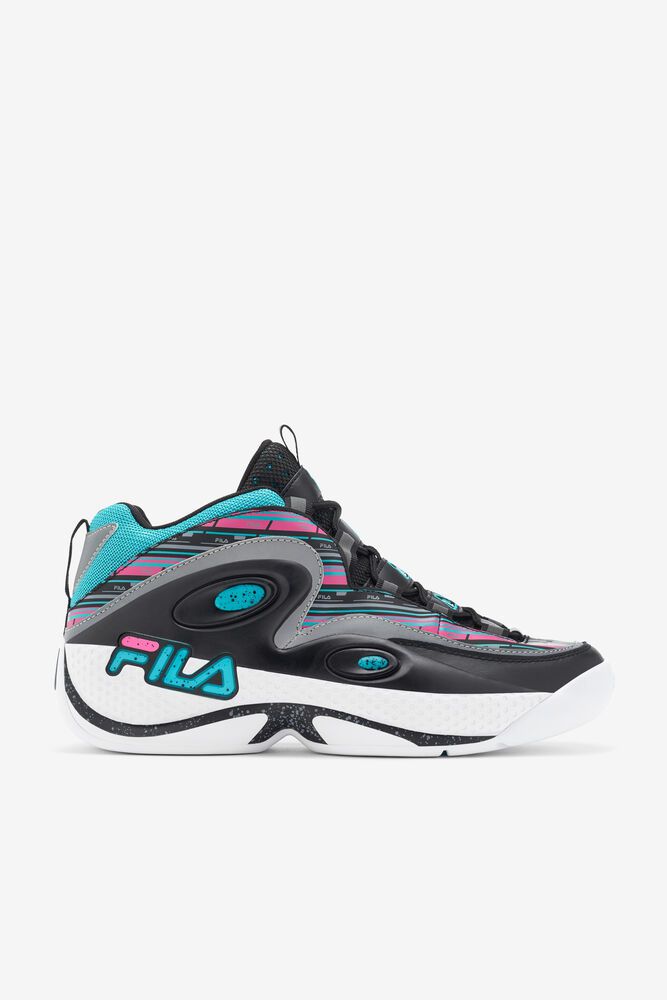 Fila Trainers Mens Black Grant Hill 3 - Ireland 03789-IDJZ